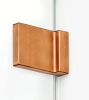 NEW TRENDY Kabina prysznicowa 90x110x200 Avexa Copper Brushed, podwójne drzwi EXK-3673